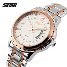 2015 Watches men luxury brand Skmei quartz watch men full steel wristwatches dive 30m Fashion sport watch relogio masculino