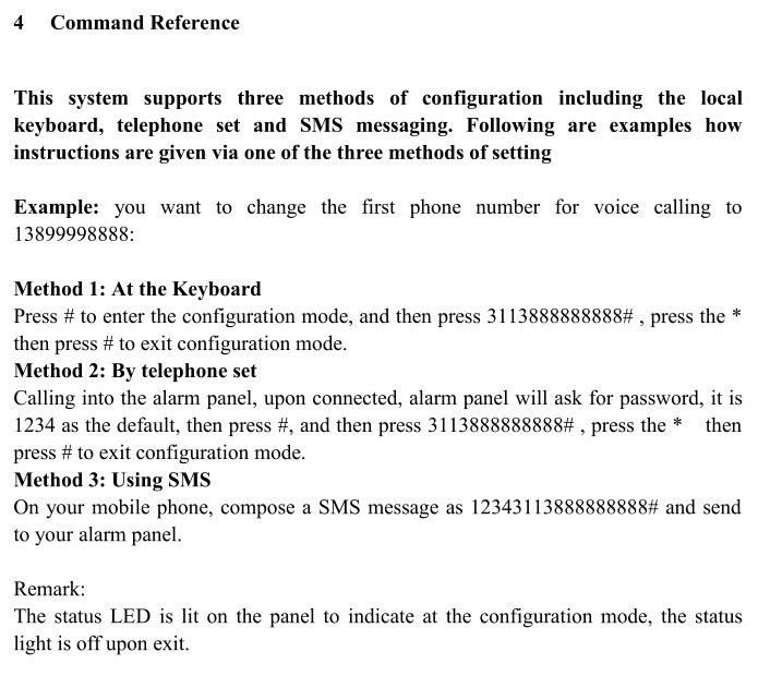 4. command reference