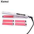 5 Files 3 In 1 Tourmaline Ceramic Hair Curler Straightener Hair Corn Curling Iron Hair Straightener