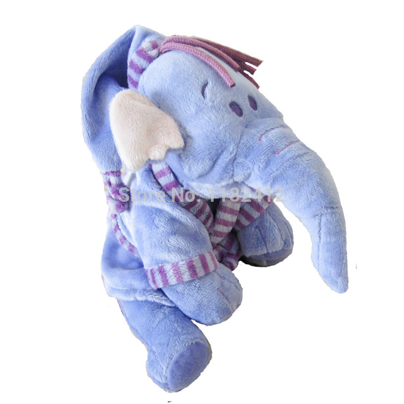 lavender stuffed elephant