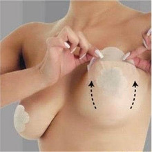 10 pcs/bag 2016 women Bra Push Up LIFT Self-Adhesive Silicone Closure Backless Strapless 32 34 36 38 A B C D Cup