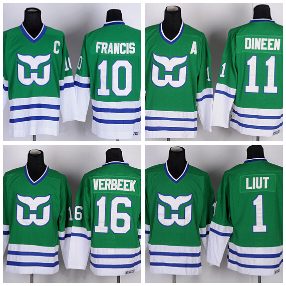 Quality Assurance Hartford Whalers Hockey Jerseys 16 Patrick Verbeek 10
