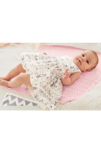 2015 retail Summer New Pretty 0 18M newborn Baby dress 1piece rabbit sleeveless baby girl clothes