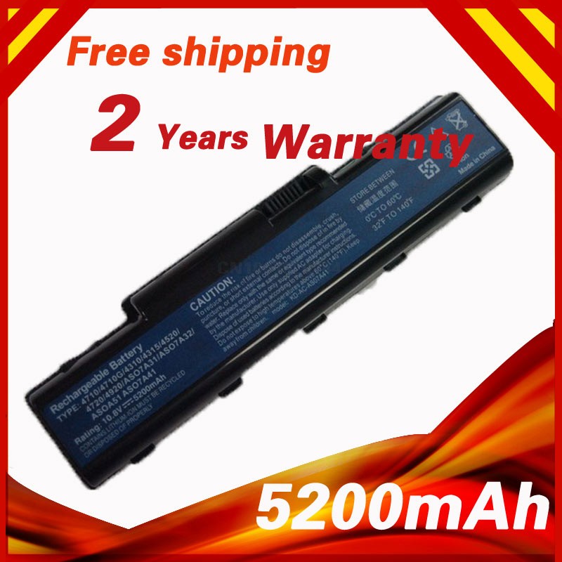 5200    Acer Aspire 2930 4530 AS07A31 AS07A32 AS07A41 AS07A42 AS07A51 AS07A52 AS07A71 AS07A72 AS07A75 AS2007A MS2219