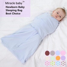 Baby Sleeping Bags 66Cm 2016 New Hot Soft Cotton Gauze Newborn Cocoon Sleepsacks Envelope Infant Baby Anti-startle Wrapped Cloth