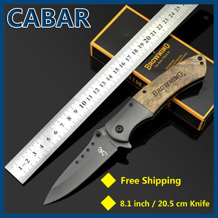 Cabar 2015 New Arrival 81mm Single Blade Hunting Camping Diving Outdoor Knife Top Quality Blade Free