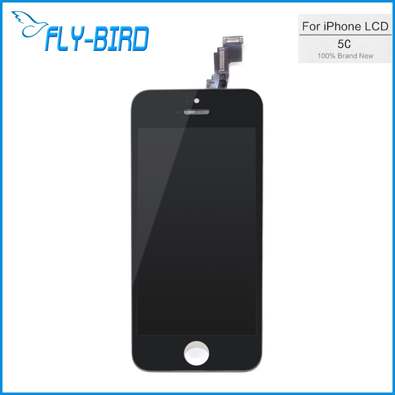 10PCS LOT AAA Quality For Apple iPhone 5C Display Screen LCD Assembly With Digitizer Glass No