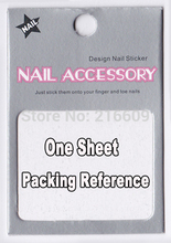 Nail Sticker 1 Sheet Red Cartoon Nail Art Water Transfer Sticker Decal Sticker For Nail Wraps