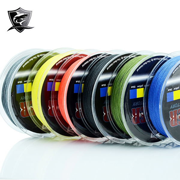 2014 New Fighter Brand Multifilament PE Braided Fishing Line Carp 100m Super Strong 4 Stands 8
