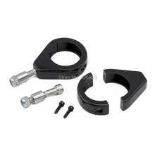 Motorcycle 41mm Black Turn Signal Fork Clamps For Harley Softail Night Train FXSTB 1999 2009
