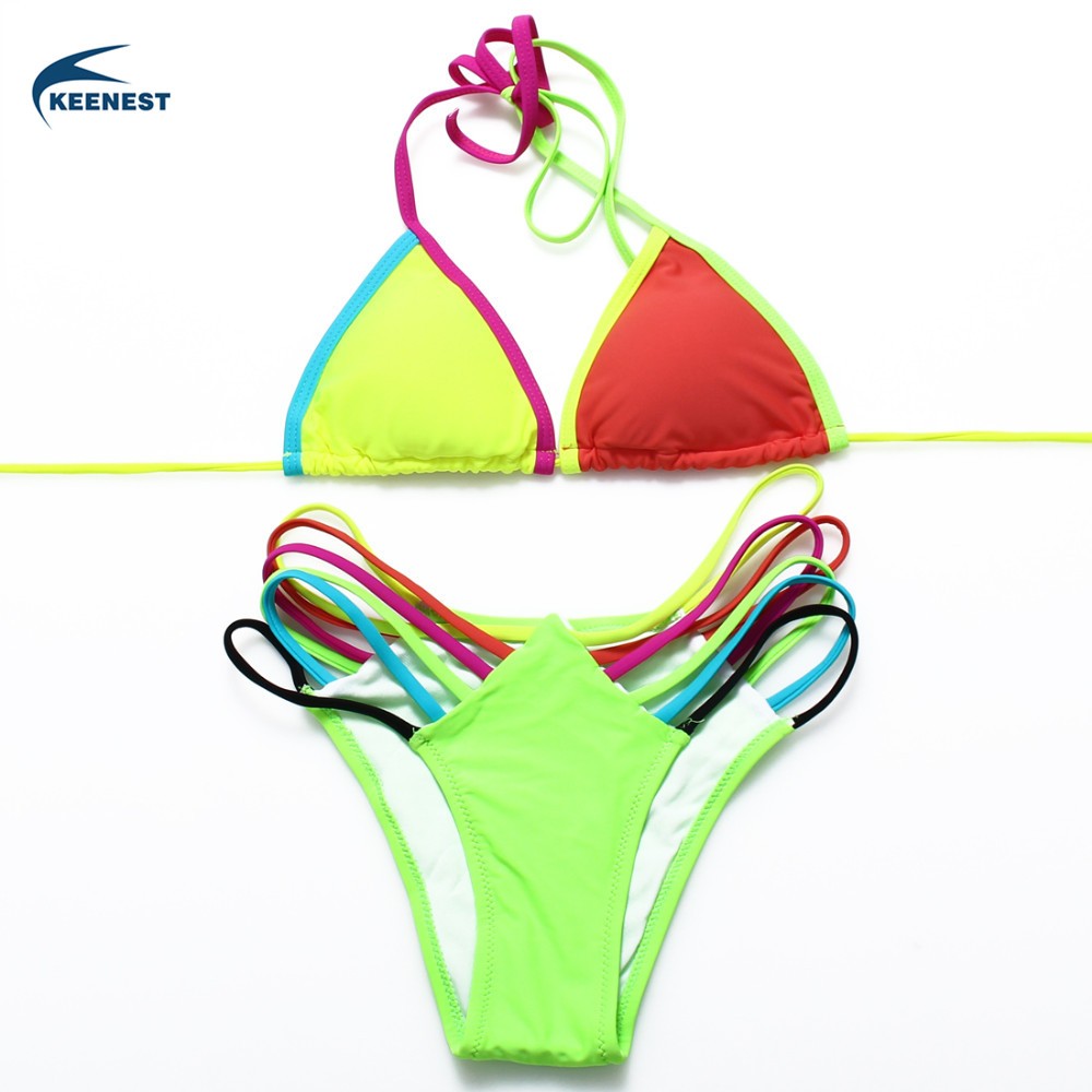 neon swimsuit