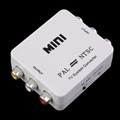 PAL NTSC SECAM To NTSC PAL TV Video System Converter Switcher Adapter New