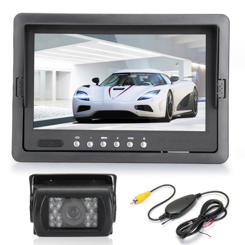 Hotsale new High Quality 7inch TFT LCD Car Rearview Monitor IR Reversing Backup 18 LED Night Version Camera Hotsale new High Quality 7inch TFT LCD Car Rearview Monitor IR Reversing Backup 18 LED Night Version Camera