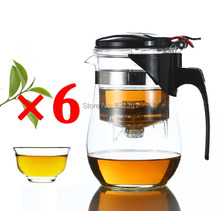 3 Kinds Tea Pot Glass Teapot Teaset Integrative and Convenient Office Tea Set simple tea kettle