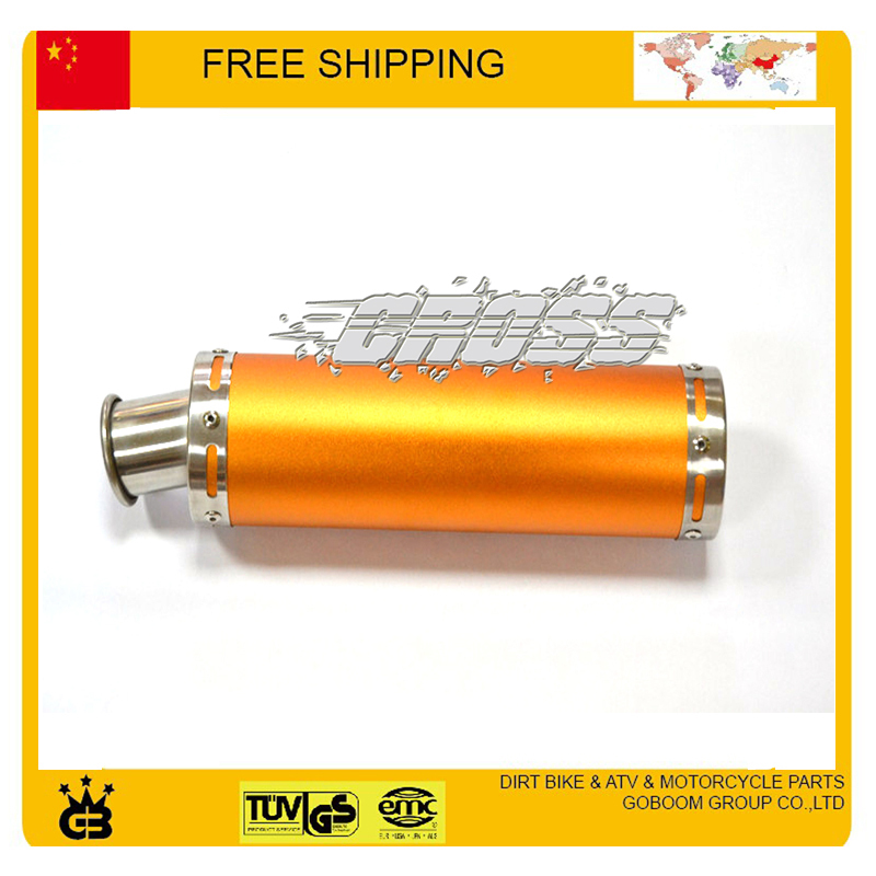 motorcycle exhaust Pipe tubo escape moto escapamento de moto dirt bike atv quad 110cc font b