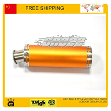 motorcycle exhaust Pipe tubo escape moto escapamento de moto dirt bike atv quad 110cc gy6 150cc 125cc exhaust free shipping