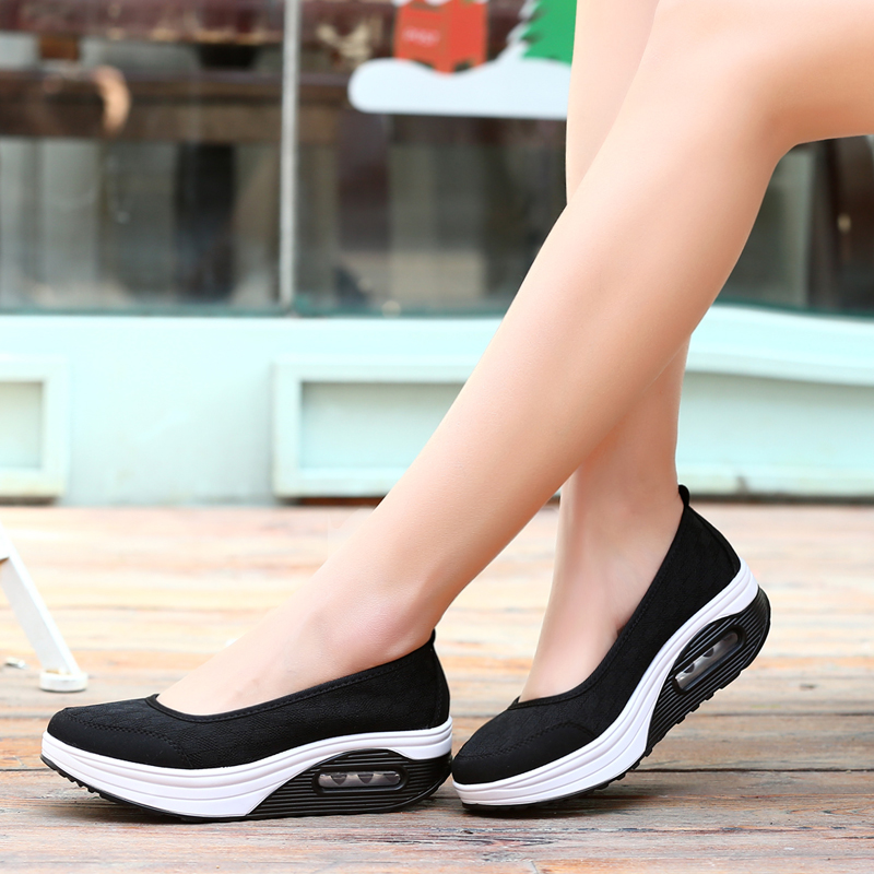 AAKT 2016 Spring Summer Women Platform Shoes Women Breathable Air Mesh Jogging Shoes Fashion Casual Sandals