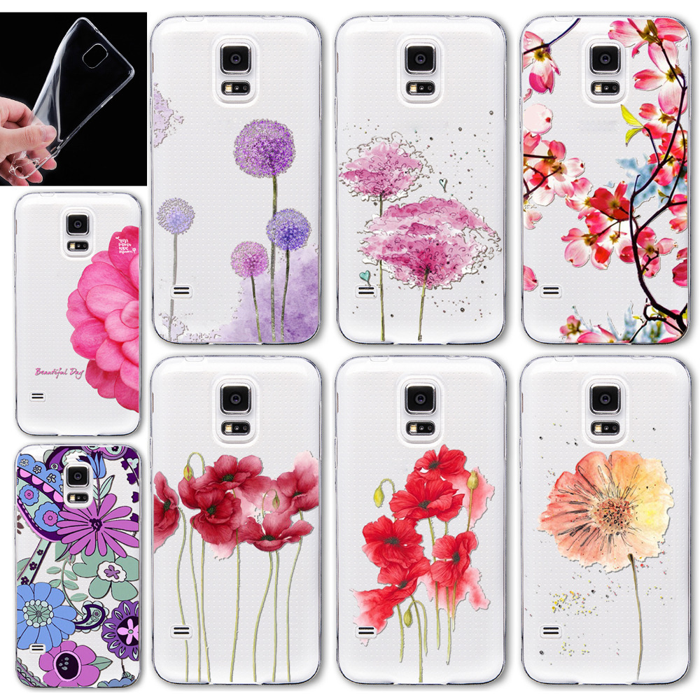 Super Flexible TPU Case For Samsung Galaxy S5 i9600 Slim Clear Back Protect Skin Rubber Phone