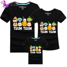 Family Look TSUM Print Mother Father Family Clothes New 2016 Summer Baby Children T Shirts Mother Son Outfits Men Women T shirt