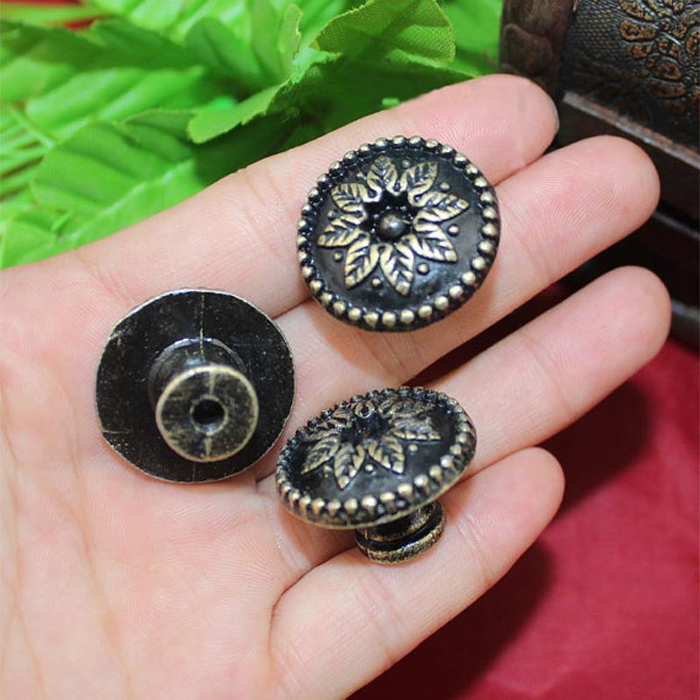 Dia 25mm Antique Drawer Knobs Kitchen Cabinet Hardware Handle