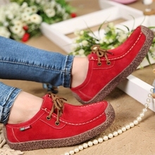 Snail shoes 2015 new female female Korean flat shoes flat with big yards pregnant mom Peas