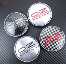 4pcs/lot Free shipping 66mm OZ car emblem Wheel Center Hub Caps Dust-proof Badge logo For bmw&VW car Wheel center cap styling
