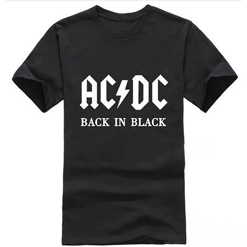 ac dc t shirt white