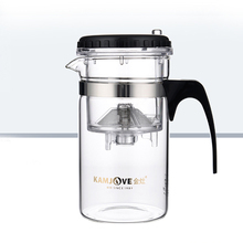 Hot New Useful 200ml Glass Tea Pot with Stainless Infuser Mug for Home Guest Personal Restaurant