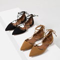 New Arrival Summer Fashion Shoes Woman Casual Gladiator Women Flat Sandals Pointed Toe Big Size Women