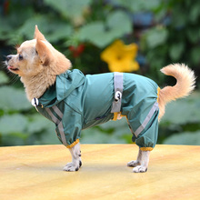 Puppy Pet Dog Cool Raincoat Glisten Bar Hoody Waterproof Rain Lovely Jackets Coat Apparel Clothes Free Shipping