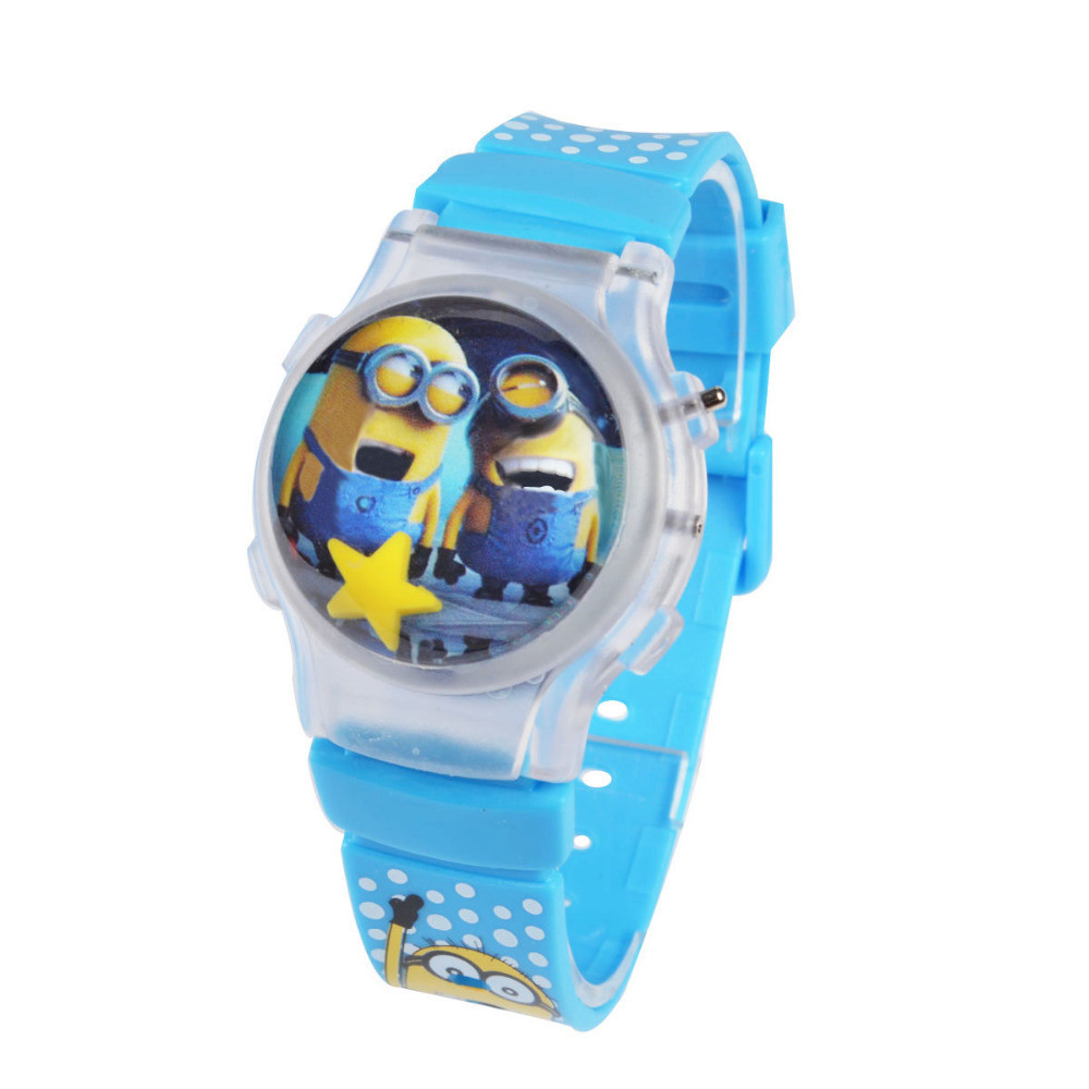 Hot-sale-Minions-Watch-Precious-Milk-Dad-Children-fashion-3D-Round-Dial-Kid-wrist-Watch-Children