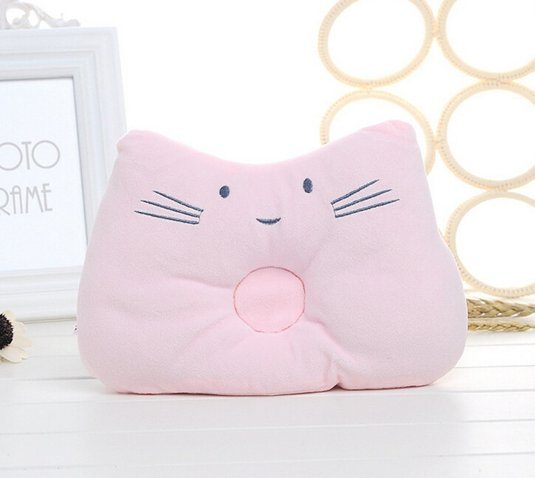 High Quality Baby Pillow Prevent Flat Head Health Baby Bedding Animals Nursing Pillow Embroidery Cotton Infant Sleep Pillow (1)