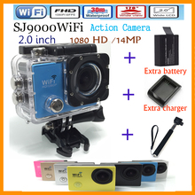 new SJ9000 gopro style 4K HD sports camera camcorder 1080P 2.0 inch 170-degree ultra-wide 30M waterproof WIFI foutdoors camera