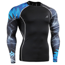 3D Prints Compression Tights Men Gym MMA Fitness & Exercise Bodybuilding Fitness Outdoor Sports Wear T-Shirts Running Clothes