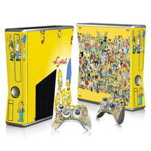Color Skin Custom Decal For Microsoft Xbox 360 Slim Game Accessories