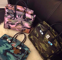 Camouflage bag Korean version 2014 latest wave packet handbag three color AD2480bedding-set