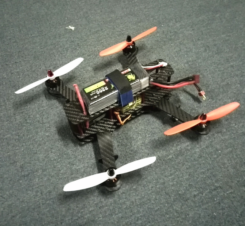 WST DIY FPV mini drone Q250 quadcopter H250 frame cc3d MT1806 2204 2300KV motor 12A ESC