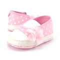 New Born Baby Infant Toddler Girl First Walkers Shoes Princess Mary Jane Flower Inner Polka Dot