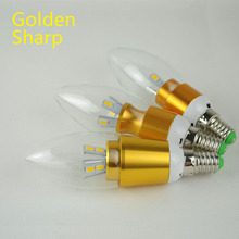 E14 LED Candle Bulb PVC 3w 5w Aluminum Shell 9w 12w LED Light 110V 220V Led