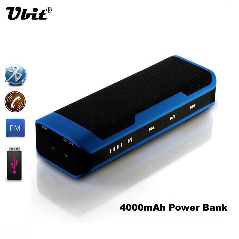 Ubit BT J6 Portable Mini Bluetooth Speaker Stereo Sound Box Mp3 Player Touch Speakers With FM Mic Handsfree 4000 mAh Power bank Ubit BT J6 Portable Mini Bluetooth Speaker Stereo Sound Box Mp3 Player Touch Speakers With FM Mic Handsfree 4000 mAh Power bank