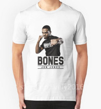 Jon Jones Mens T shirts 2016 Summer T Shirt Men MMA Fashion Slim Mens Short Sleeve Cotton Casual T-shirt Hip Hop T shirt