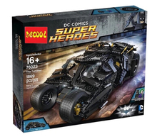2016 New DECOOL 1869pcs 7111 Batman chariot The Tumbler Joker Toy building blocks Superhero Series boy Compatible Legoe 76023