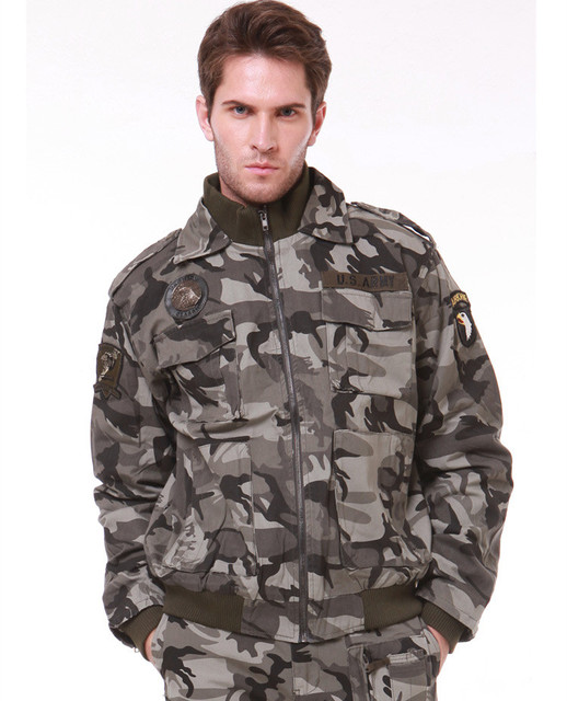Новинка мужчины армия военной куртки мужчины зимние верхняя одежда колледж военный спортивной куртки открытый тонкий теплое пальто