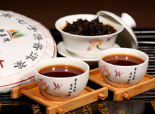 Made in1970 ripe pu er tea 357g oldest puer tea ansestor antique honey sweet dull red