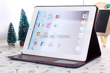 fashion tablet case Maganetic jeans style pu leather cover ID card slot stand holder case for