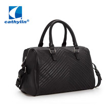2015 New Fashion Bowling Bag Bolsas Femininas Handbag Bag Wemen Brand New Black Shoulder Bags Lady Roomy Messenger Bags