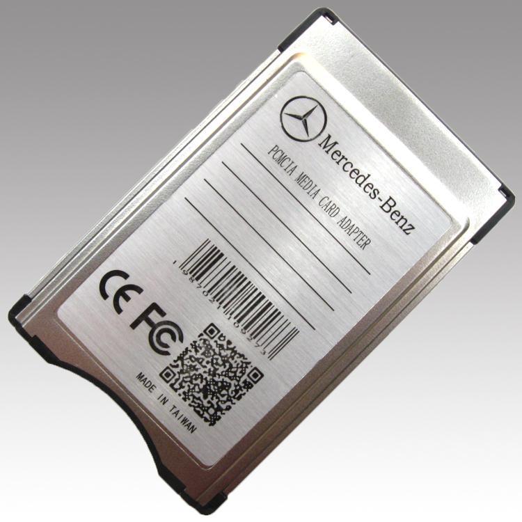 PCMCIA TO SD MEDIA CARD READER ADAPTER AUDIO SLK C E S CLASS MERCEDES