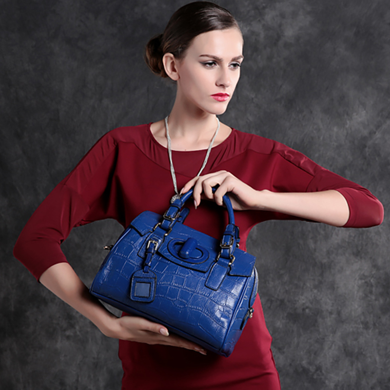 001 2015 autumn and winter first layer of cowhide women's bags handbag genuine leather handbag women's for BOSS bucket