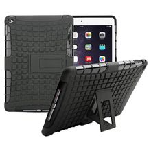 Heavy Duty TPU&PC Dual Armor case For iPad air 2 case with stand For iPad 6 Protective Skin tablet accessories Y4c14d