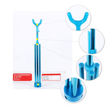 1pc New Hot Folded 42cm Archery Blue Compound Stand Hunting Bow Holder Recurve Bow Rack Removable